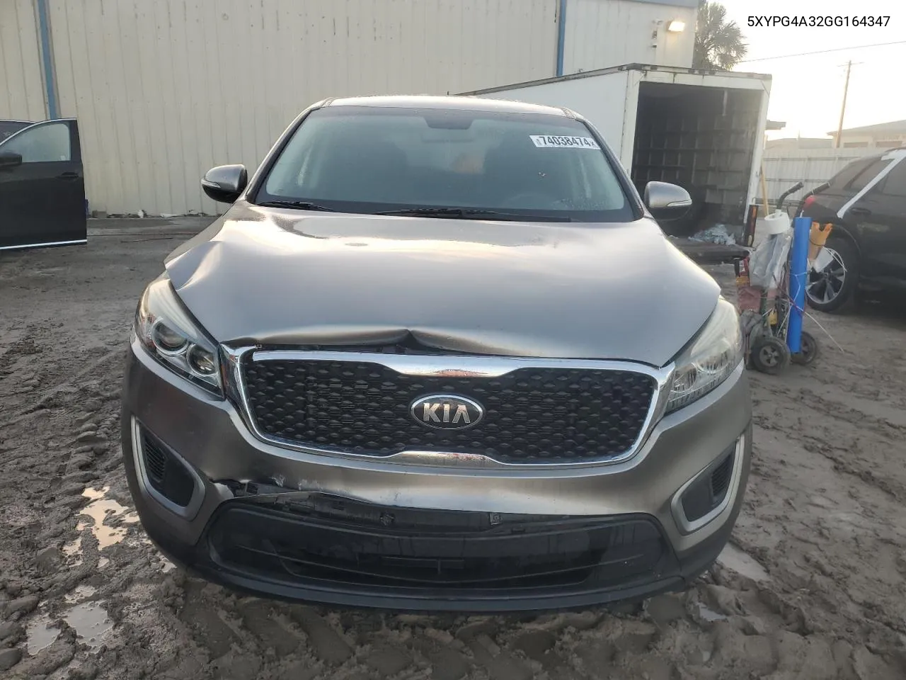 2016 Kia Sorento Lx VIN: 5XYPG4A32GG164347 Lot: 74038474