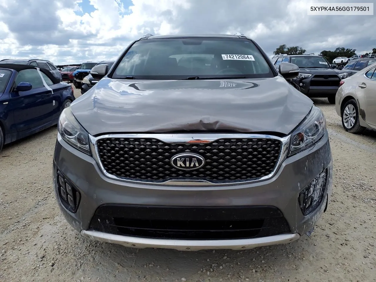 2016 Kia Sorento Sx VIN: 5XYPK4A56GG179501 Lot: 74212064