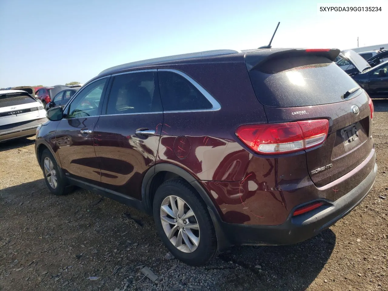 5XYPGDA39GG135234 2016 Kia Sorento Lx