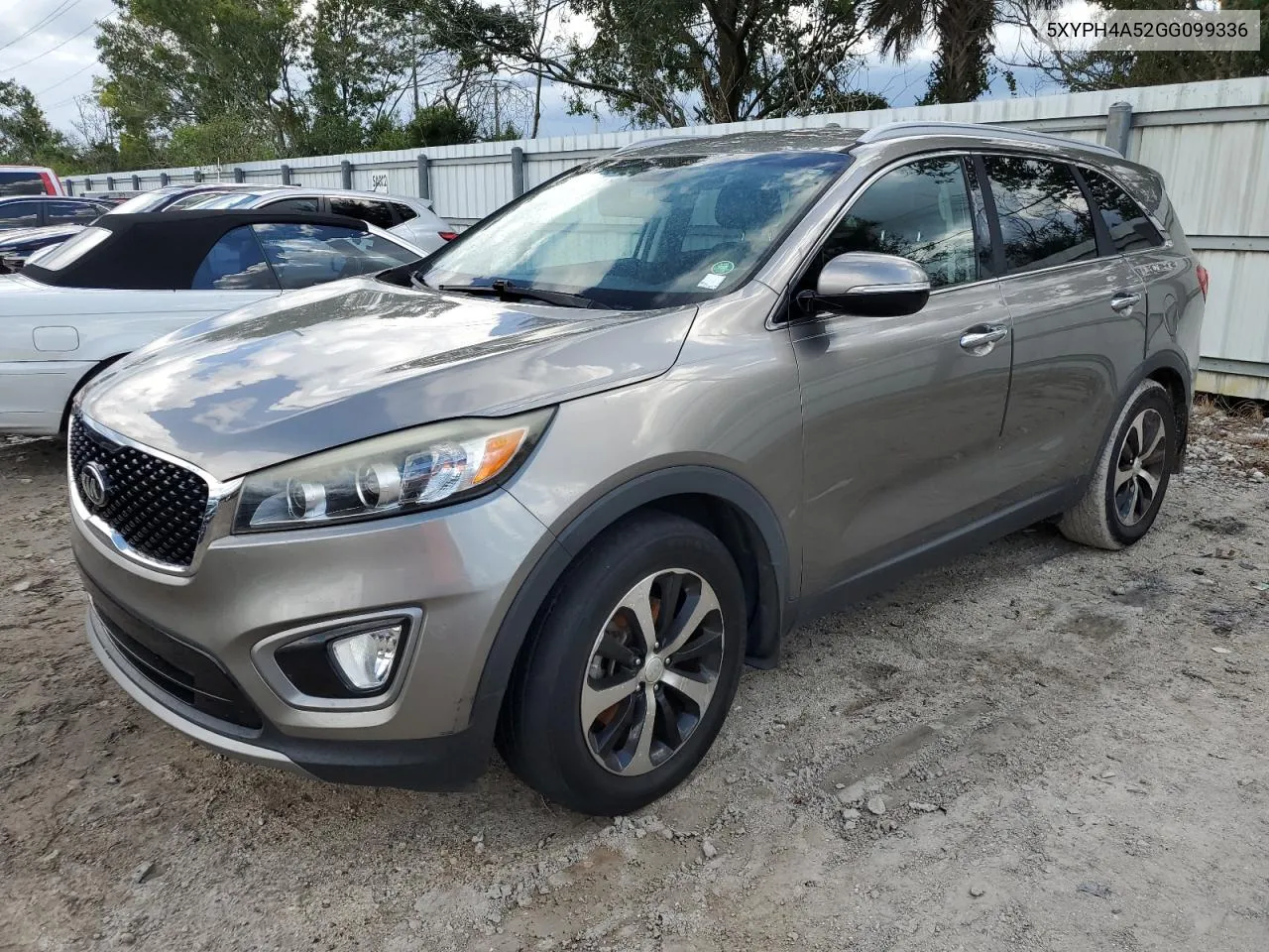 2016 Kia Sorento Ex VIN: 5XYPH4A52GG099336 Lot: 74349394