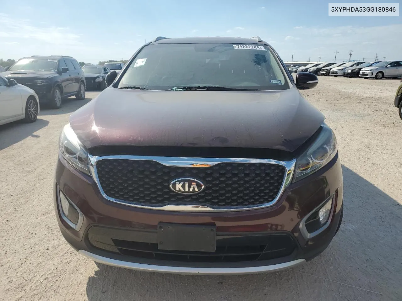 5XYPHDA53GG180846 2016 Kia Sorento Ex