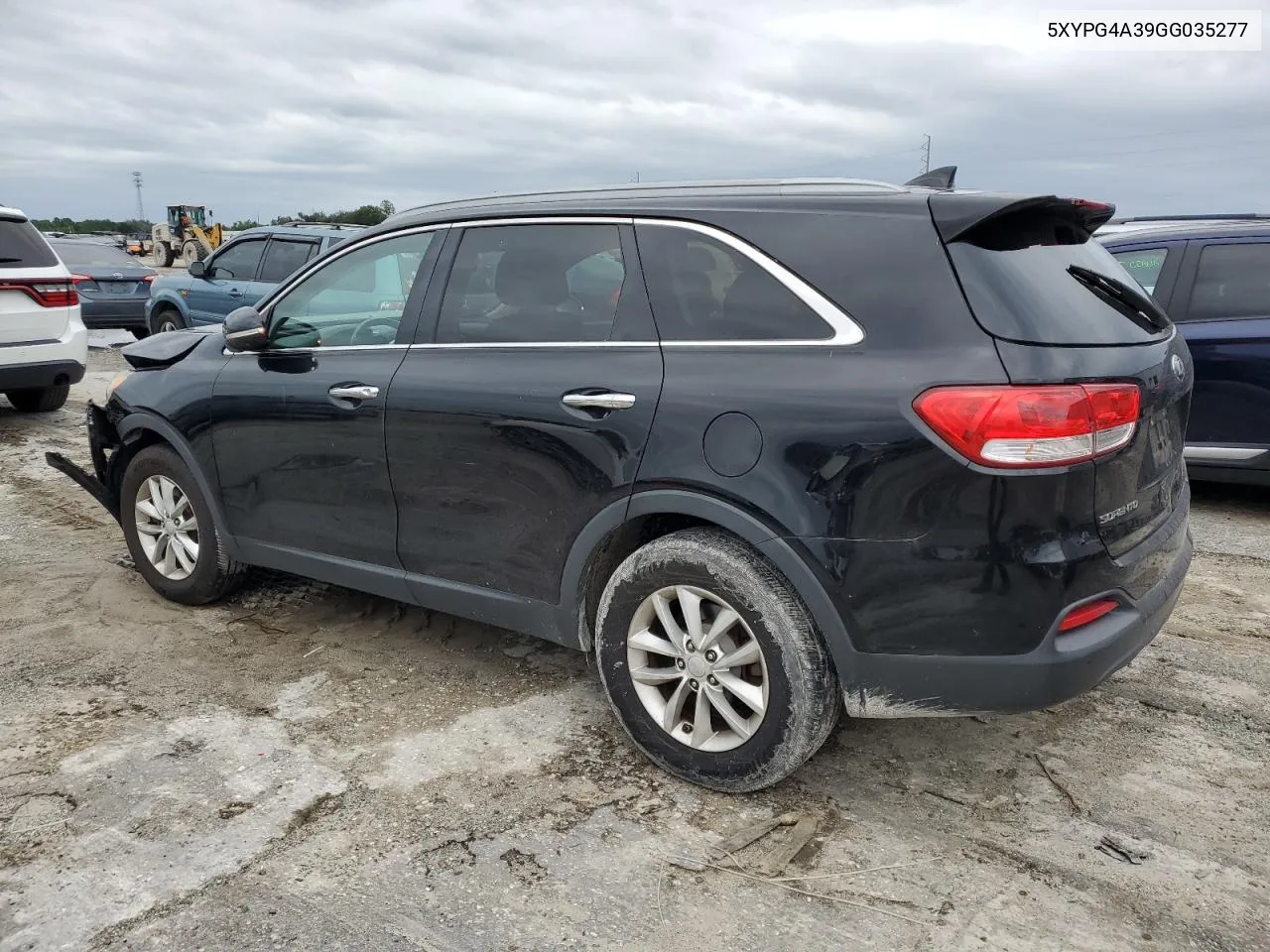 2016 Kia Sorento Lx VIN: 5XYPG4A39GG035277 Lot: 75535694