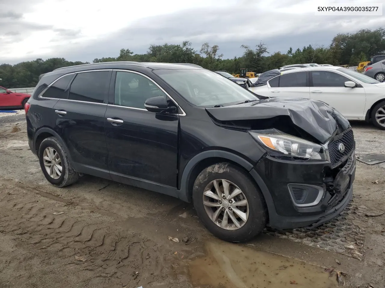 2016 Kia Sorento Lx VIN: 5XYPG4A39GG035277 Lot: 75535694