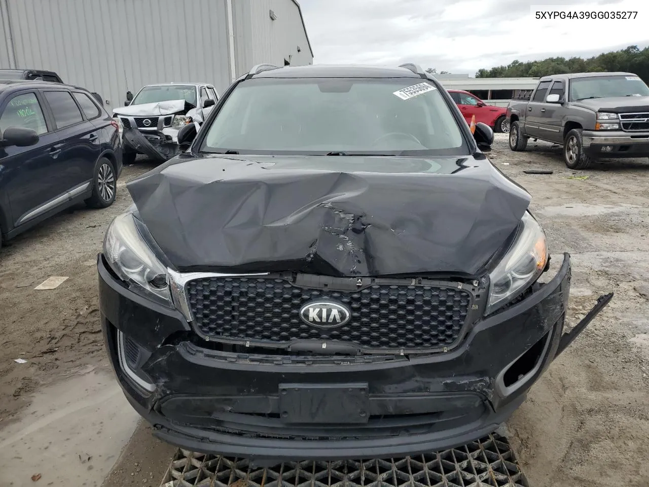 2016 Kia Sorento Lx VIN: 5XYPG4A39GG035277 Lot: 75535694