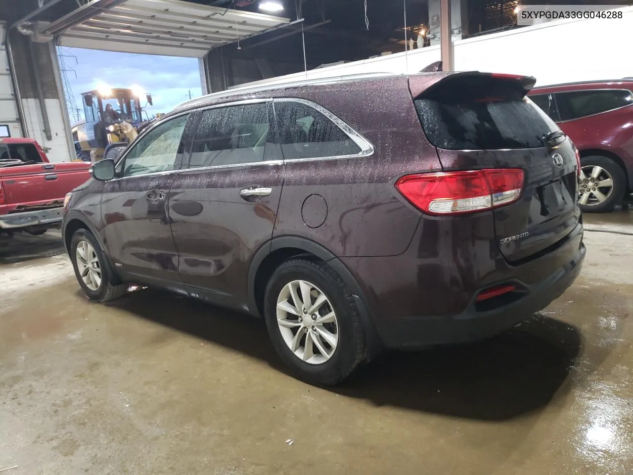 2016 Kia Sorento Lx VIN: 5XYPGDA33GG046288 Lot: 75547004