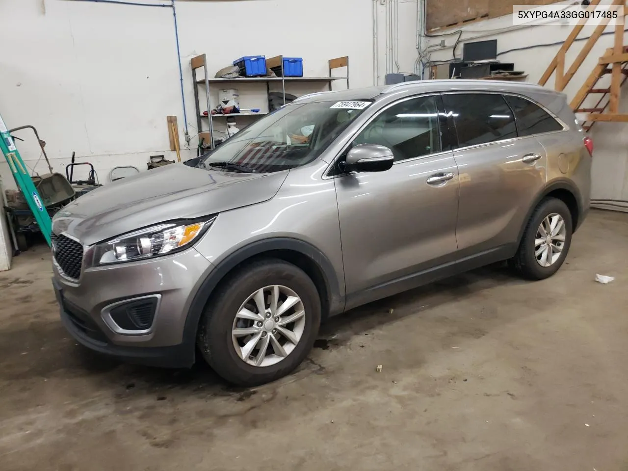 2016 Kia Sorento Lx VIN: 5XYPG4A33GG017485 Lot: 75947964