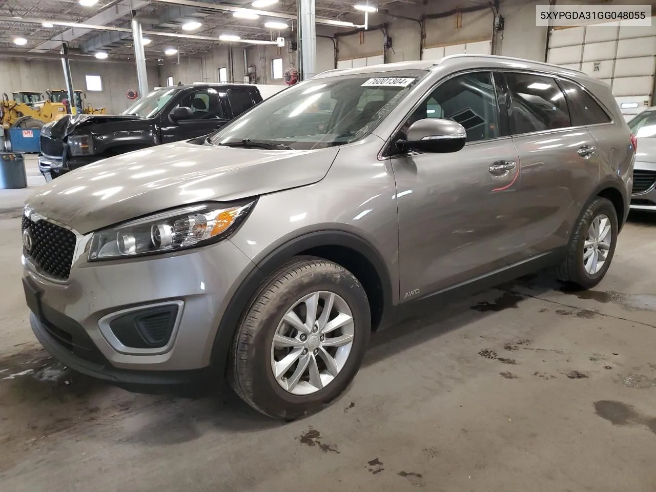 2016 Kia Sorento Lx VIN: 5XYPGDA31GG048055 Lot: 76001304