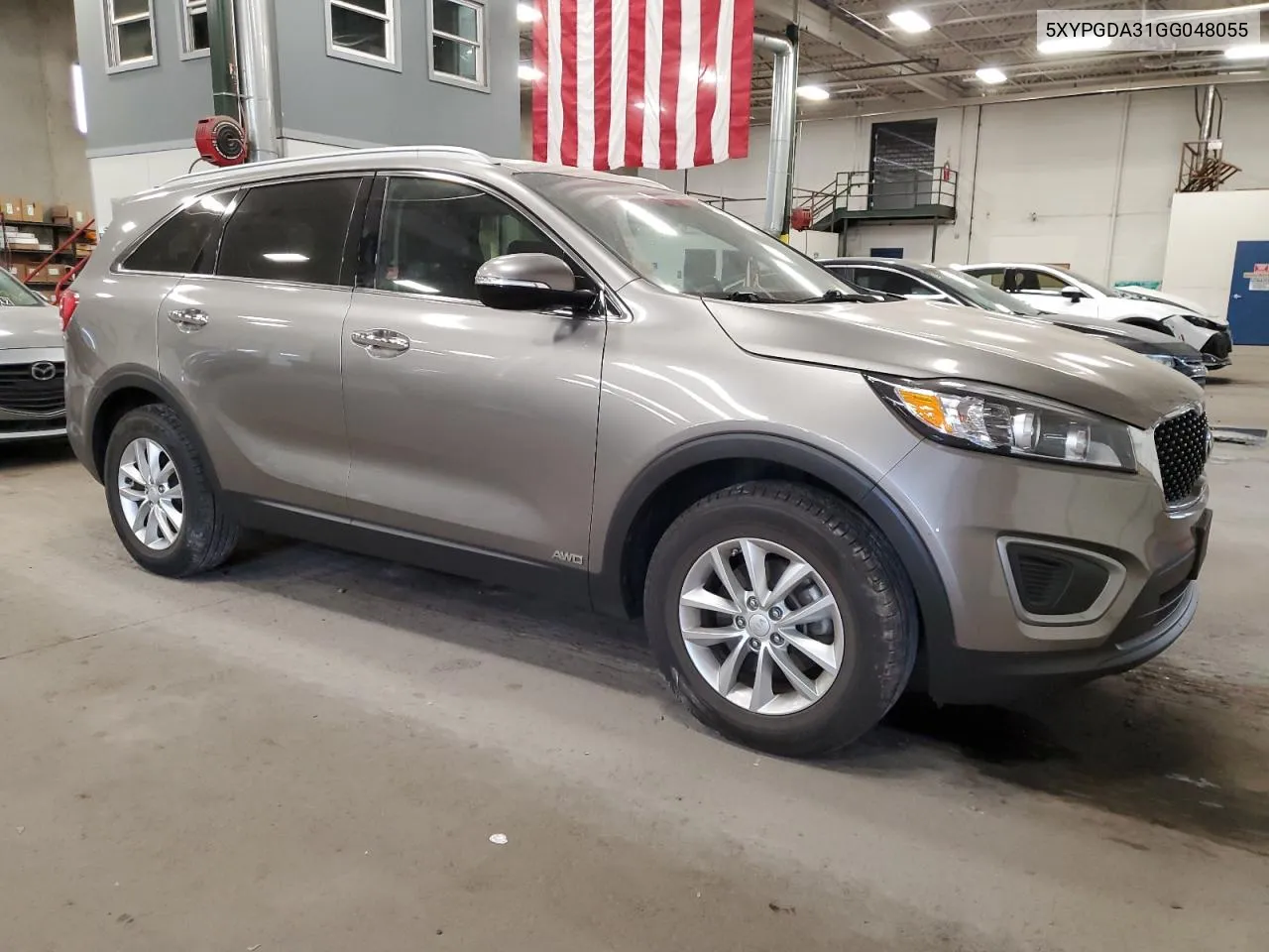 2016 Kia Sorento Lx VIN: 5XYPGDA31GG048055 Lot: 76001304