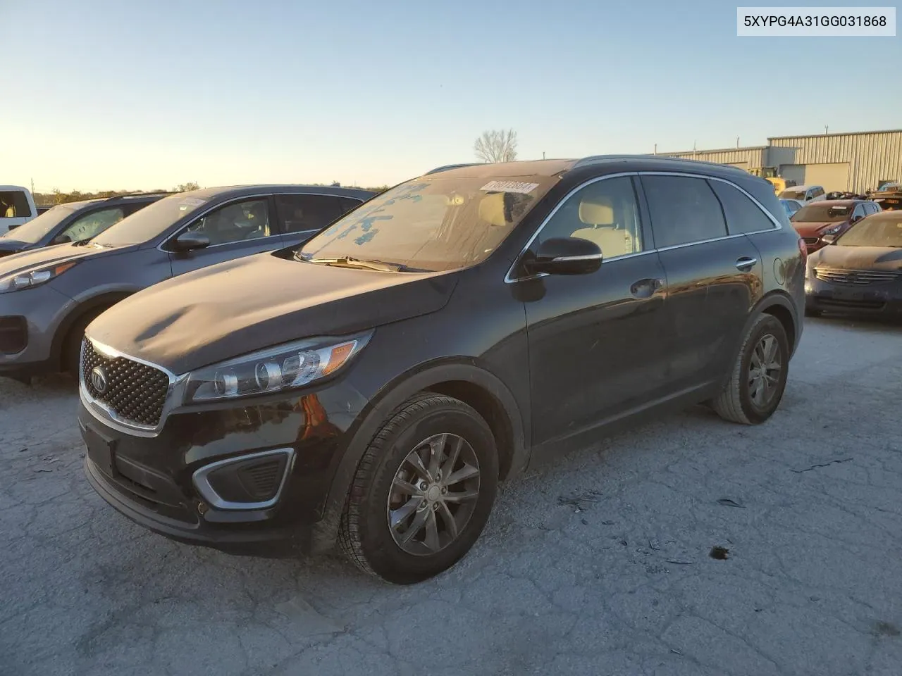 2016 Kia Sorento Lx VIN: 5XYPG4A31GG031868 Lot: 76012864