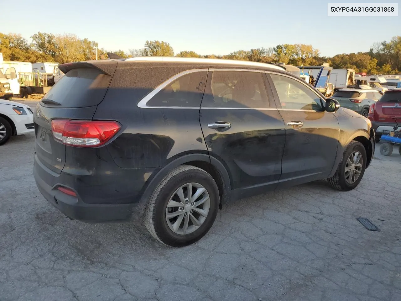 2016 Kia Sorento Lx VIN: 5XYPG4A31GG031868 Lot: 76012864