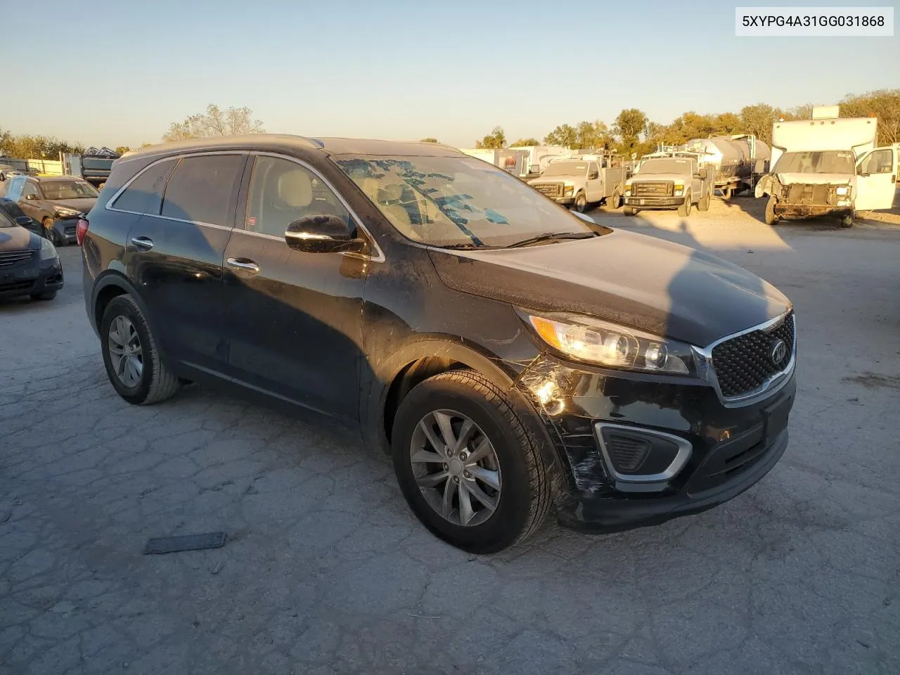 2016 Kia Sorento Lx VIN: 5XYPG4A31GG031868 Lot: 76012864