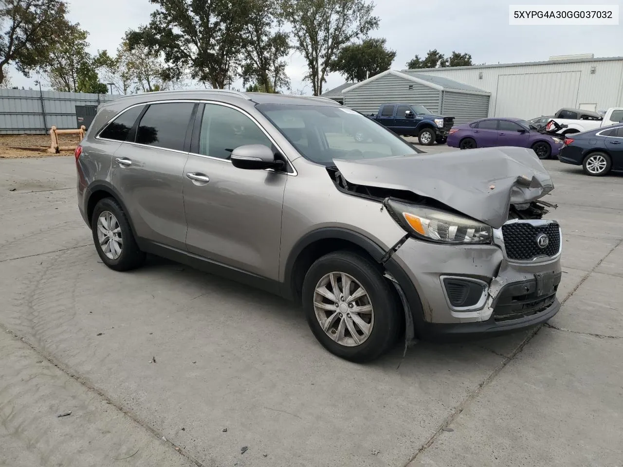 2016 Kia Sorento Lx VIN: 5XYPG4A30GG037032 Lot: 76080914