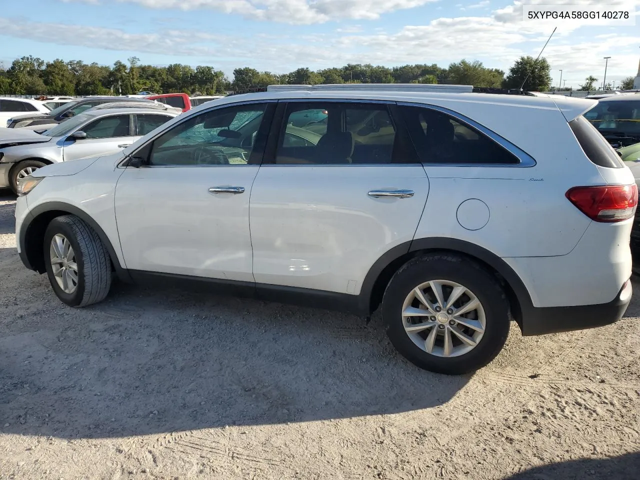 2016 Kia Sorento Lx VIN: 5XYPG4A58GG140278 Lot: 76116734