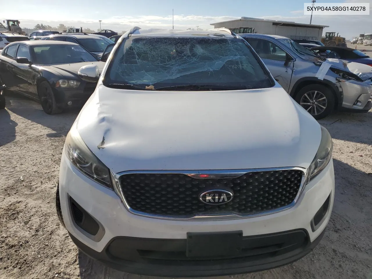 5XYPG4A58GG140278 2016 Kia Sorento Lx