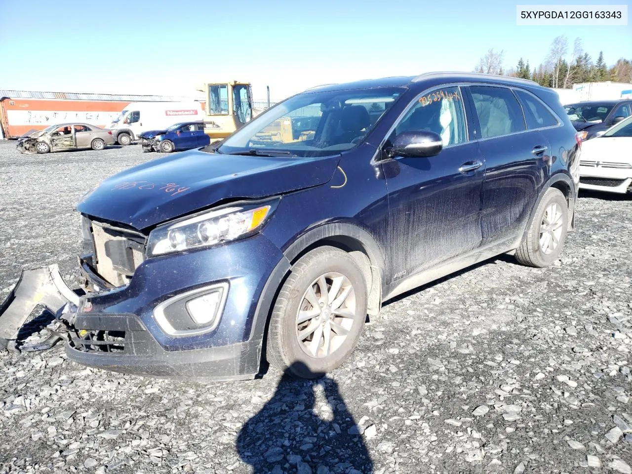 2016 Kia Sorento Lx VIN: 5XYPGDA12GG163343 Lot: 77525964