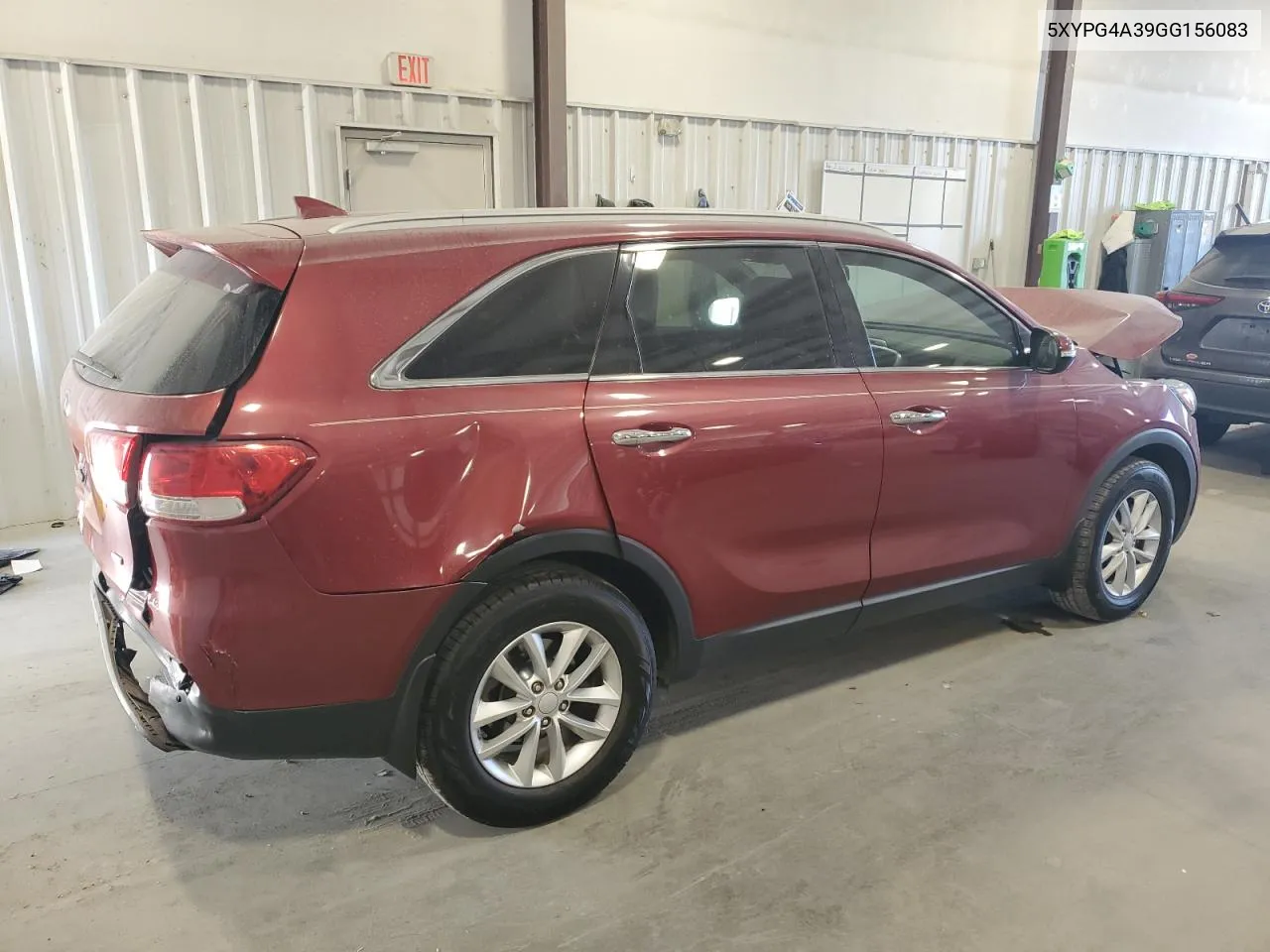 2016 Kia Sorento Lx VIN: 5XYPG4A39GG156083 Lot: 77629714