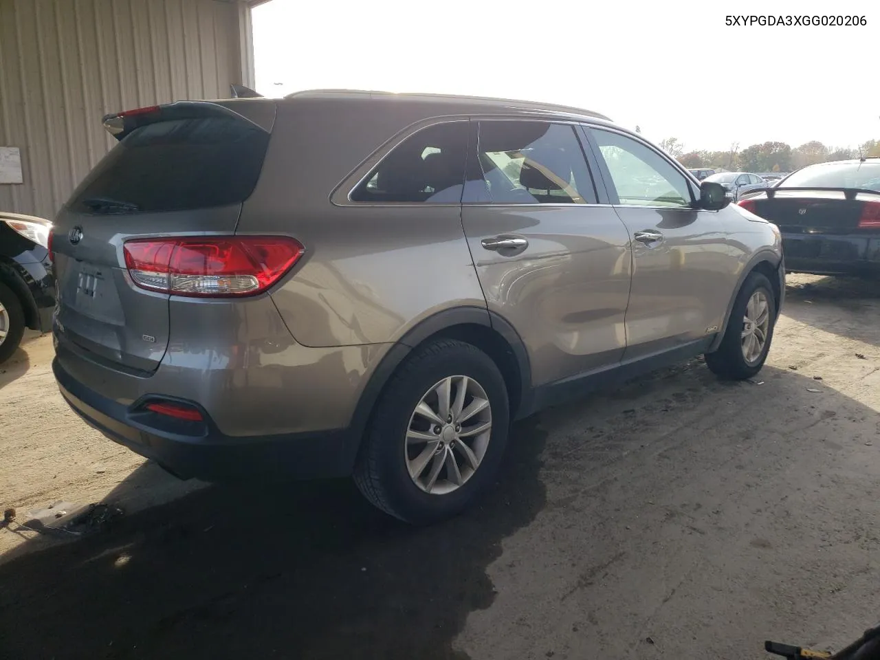 2016 Kia Sorento Lx VIN: 5XYPGDA3XGG020206 Lot: 78433734