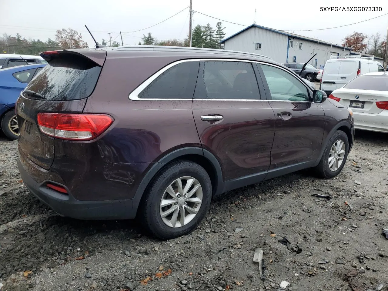 2016 Kia Sorento Lx VIN: 5XYPG4A5XGG073330 Lot: 78524144