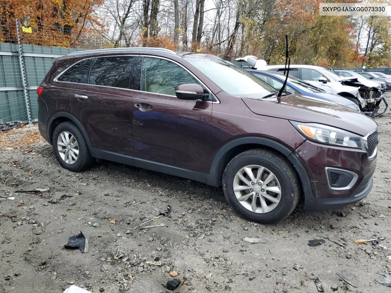 2016 Kia Sorento Lx VIN: 5XYPG4A5XGG073330 Lot: 78524144