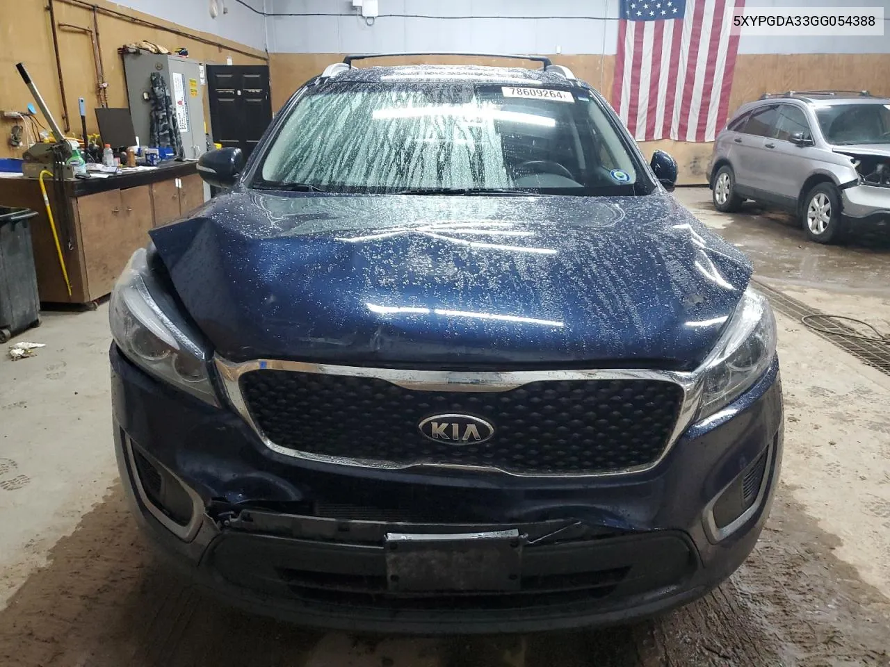 2016 Kia Sorento Lx VIN: 5XYPGDA33GG054388 Lot: 78609264