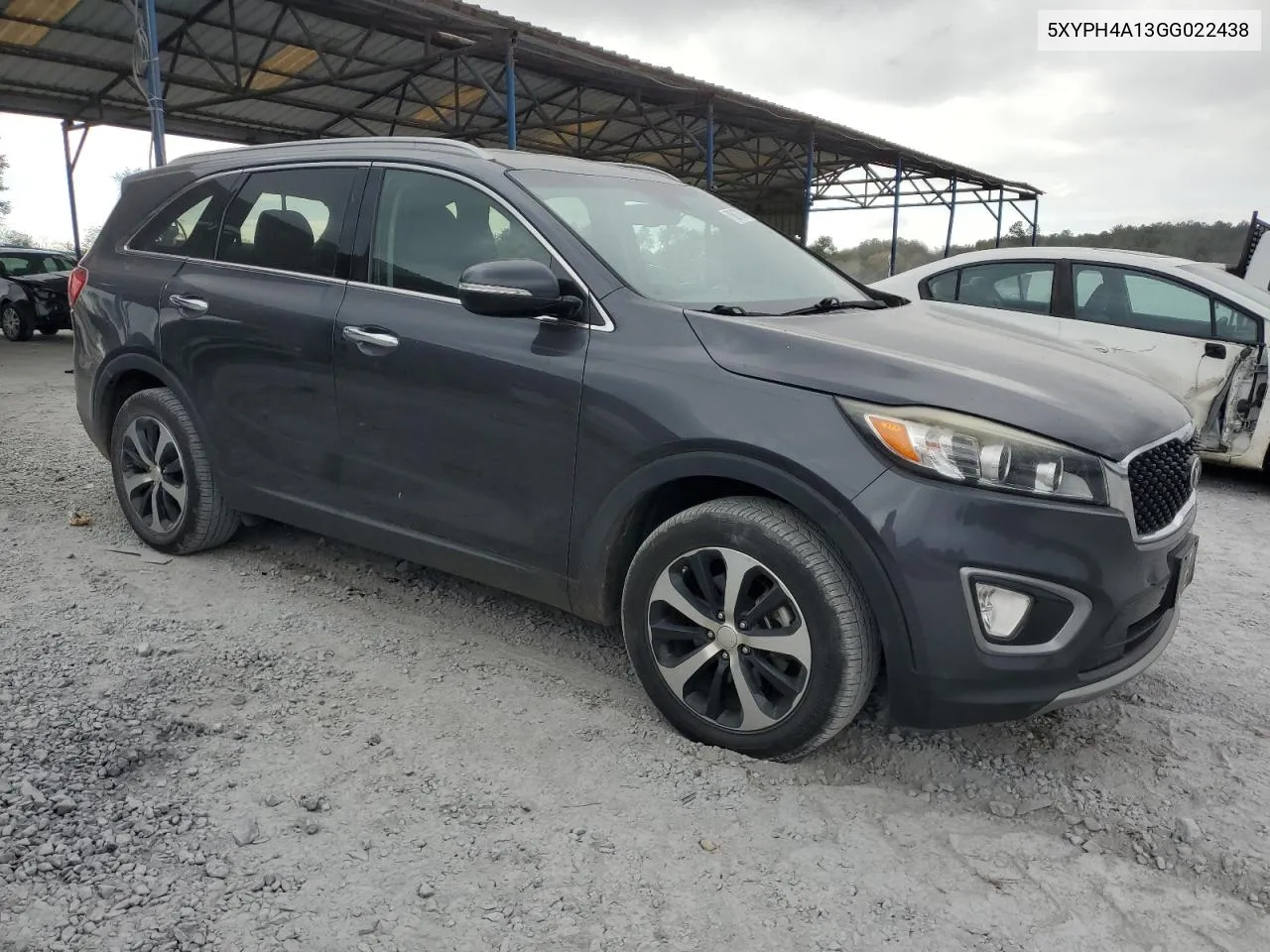 2016 Kia Sorento Ex VIN: 5XYPH4A13GG022438 Lot: 78617674