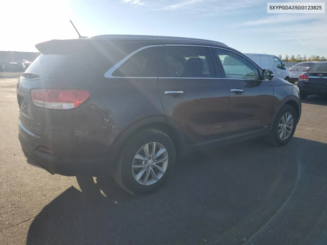 2016 Kia Sorento Lx VIN: 5XYPGDA35GG123825 Lot: 78795624