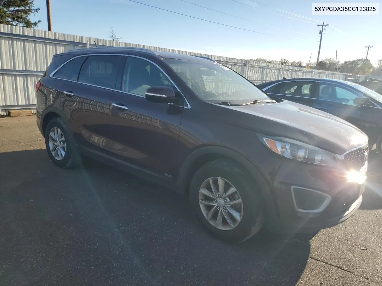 2016 Kia Sorento Lx VIN: 5XYPGDA35GG123825 Lot: 78795624