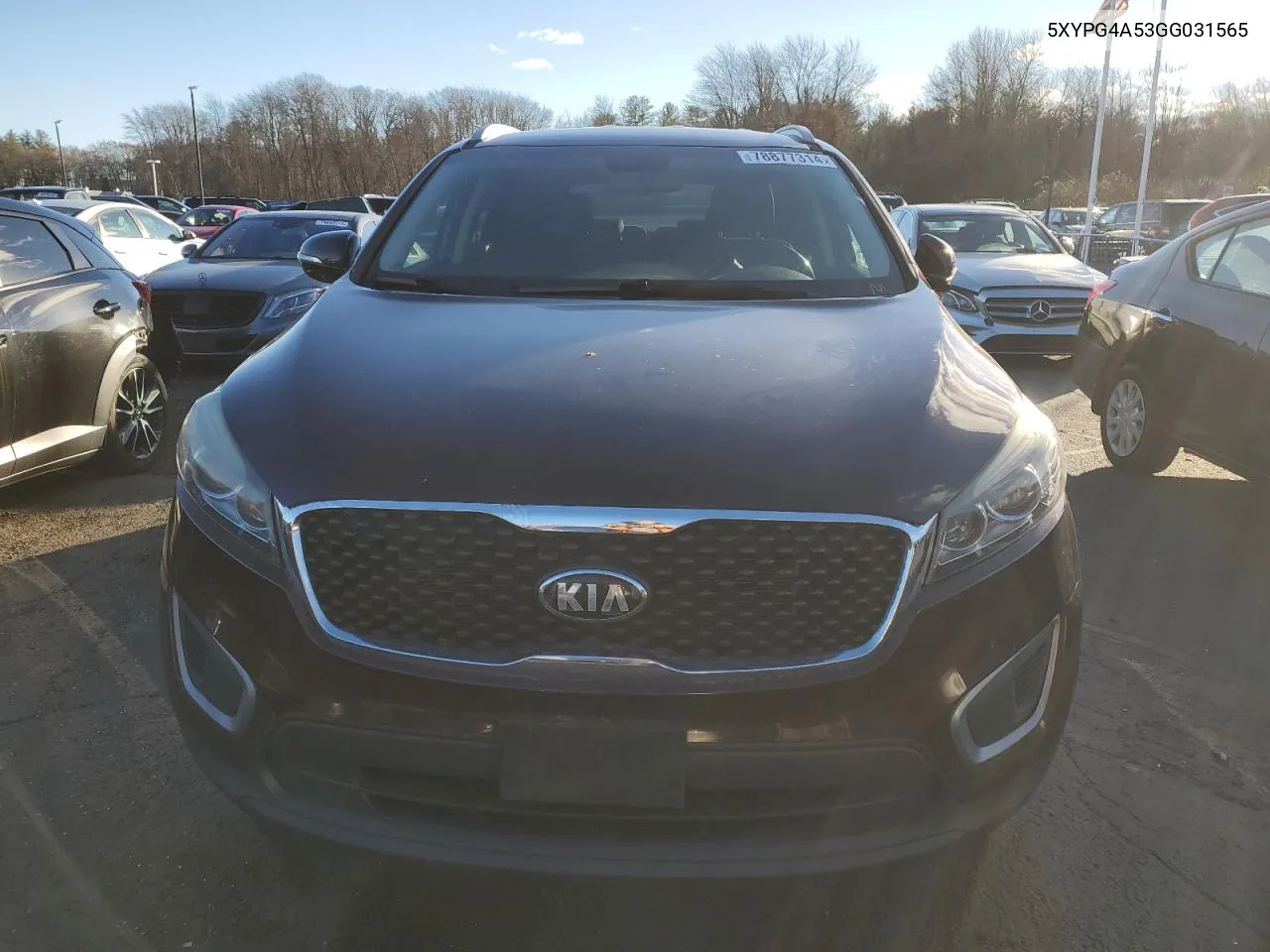 2016 Kia Sorento Lx VIN: 5XYPG4A53GG031565 Lot: 78877314