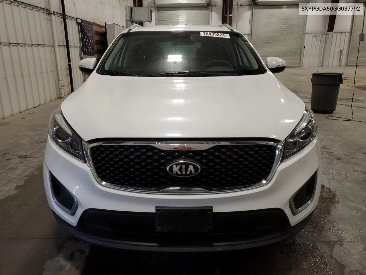 5XYPGDA50GG037792 2016 Kia Sorento Lx