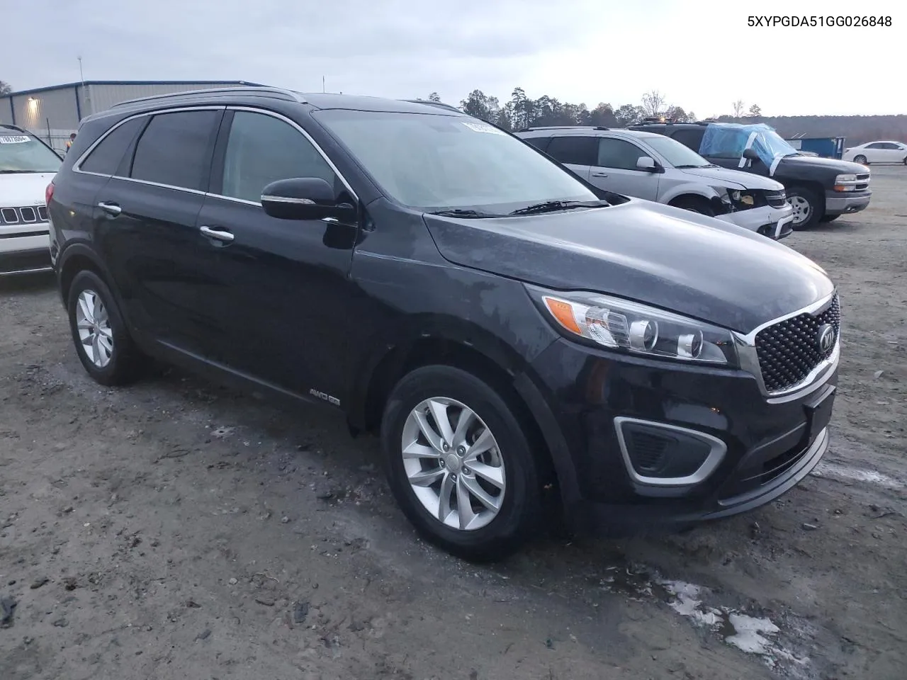 2016 Kia Sorento Lx VIN: 5XYPGDA51GG026848 Lot: 79181774