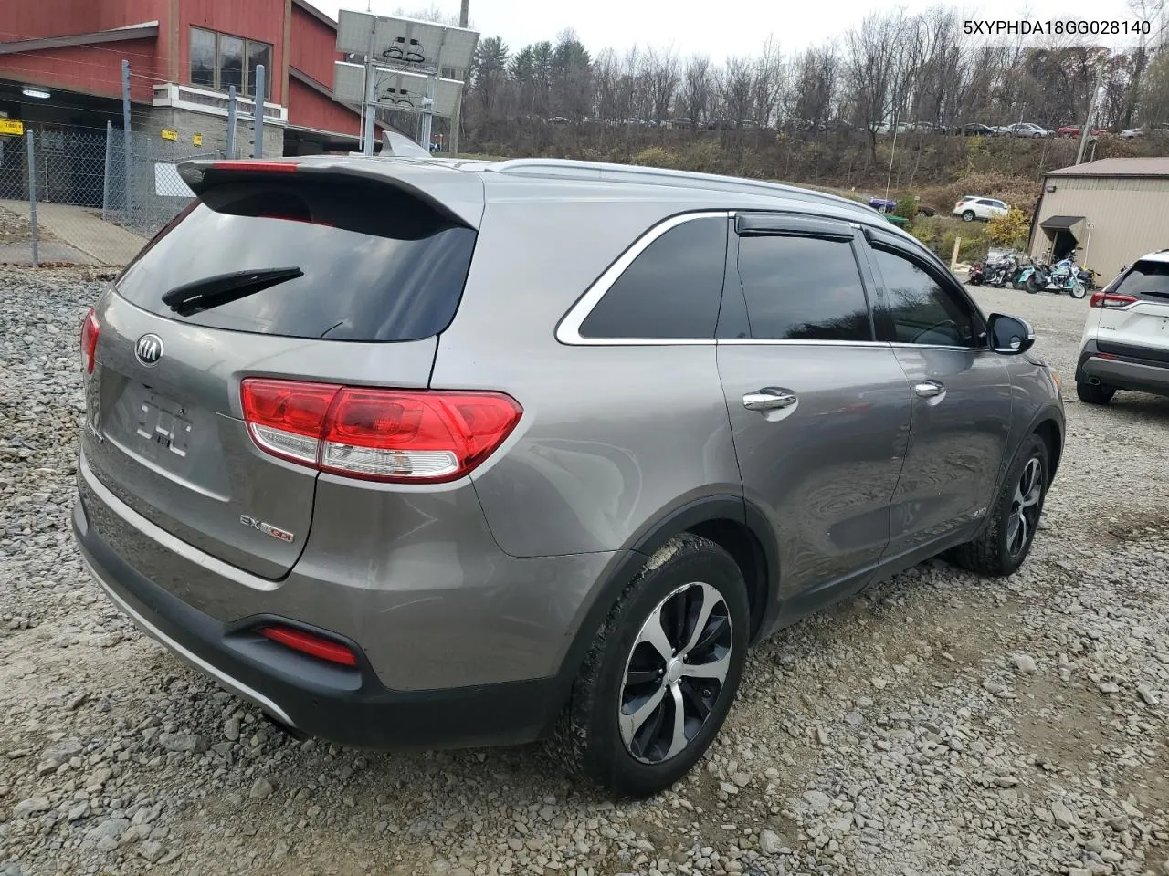 2016 Kia Sorento Ex VIN: 5XYPHDA18GG028140 Lot: 79282064