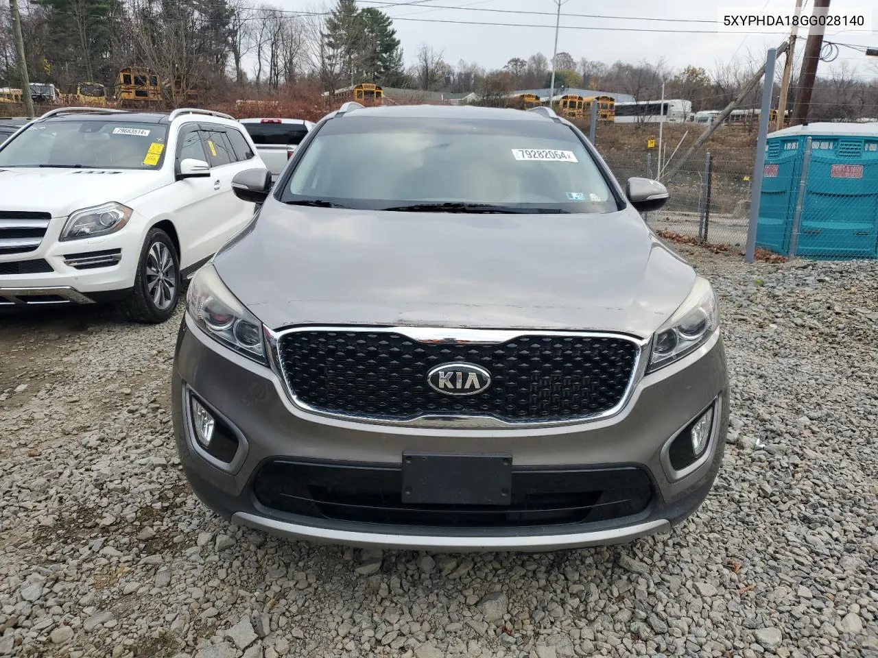 2016 Kia Sorento Ex VIN: 5XYPHDA18GG028140 Lot: 79282064