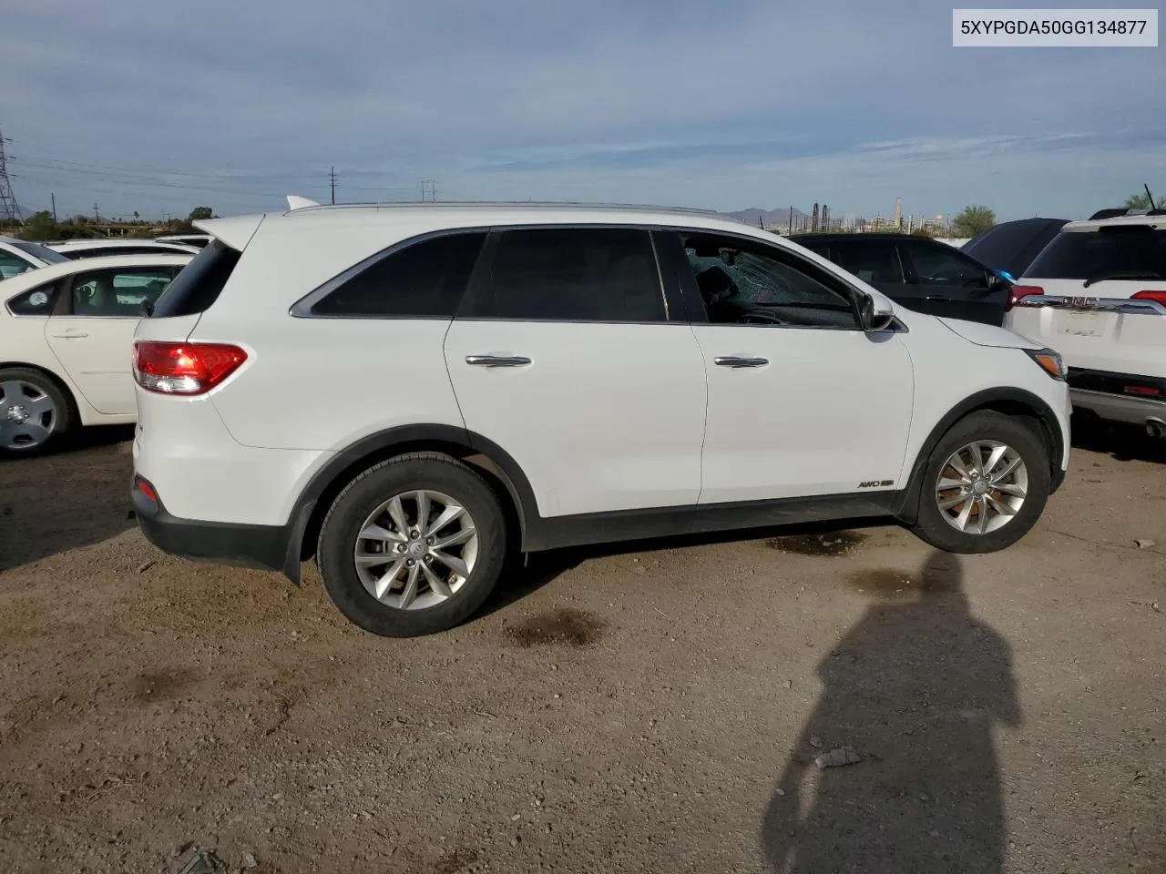 2016 Kia Sorento Lx VIN: 5XYPGDA50GG134877 Lot: 79620194