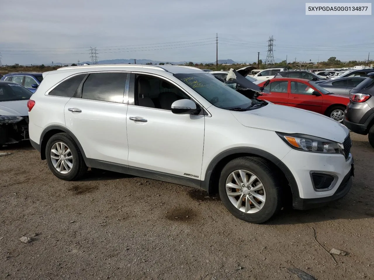 2016 Kia Sorento Lx VIN: 5XYPGDA50GG134877 Lot: 79620194