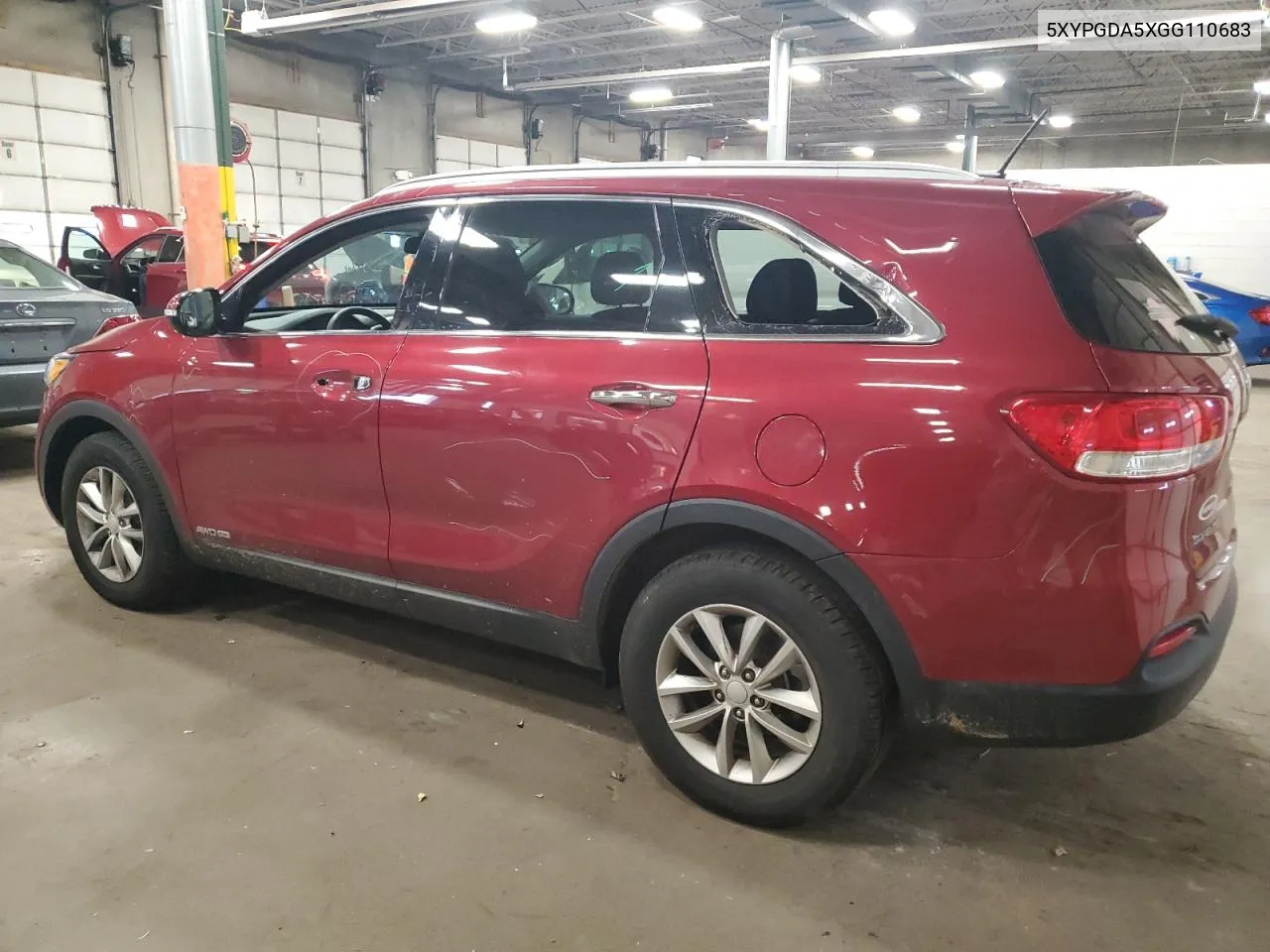 2016 Kia Sorento Lx VIN: 5XYPGDA5XGG110683 Lot: 79770854