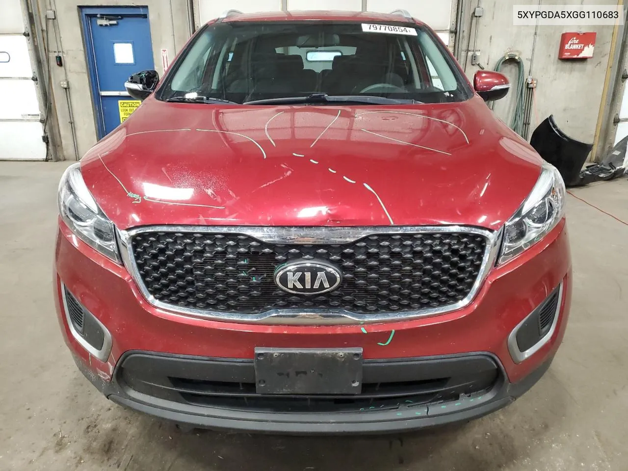 2016 Kia Sorento Lx VIN: 5XYPGDA5XGG110683 Lot: 79770854