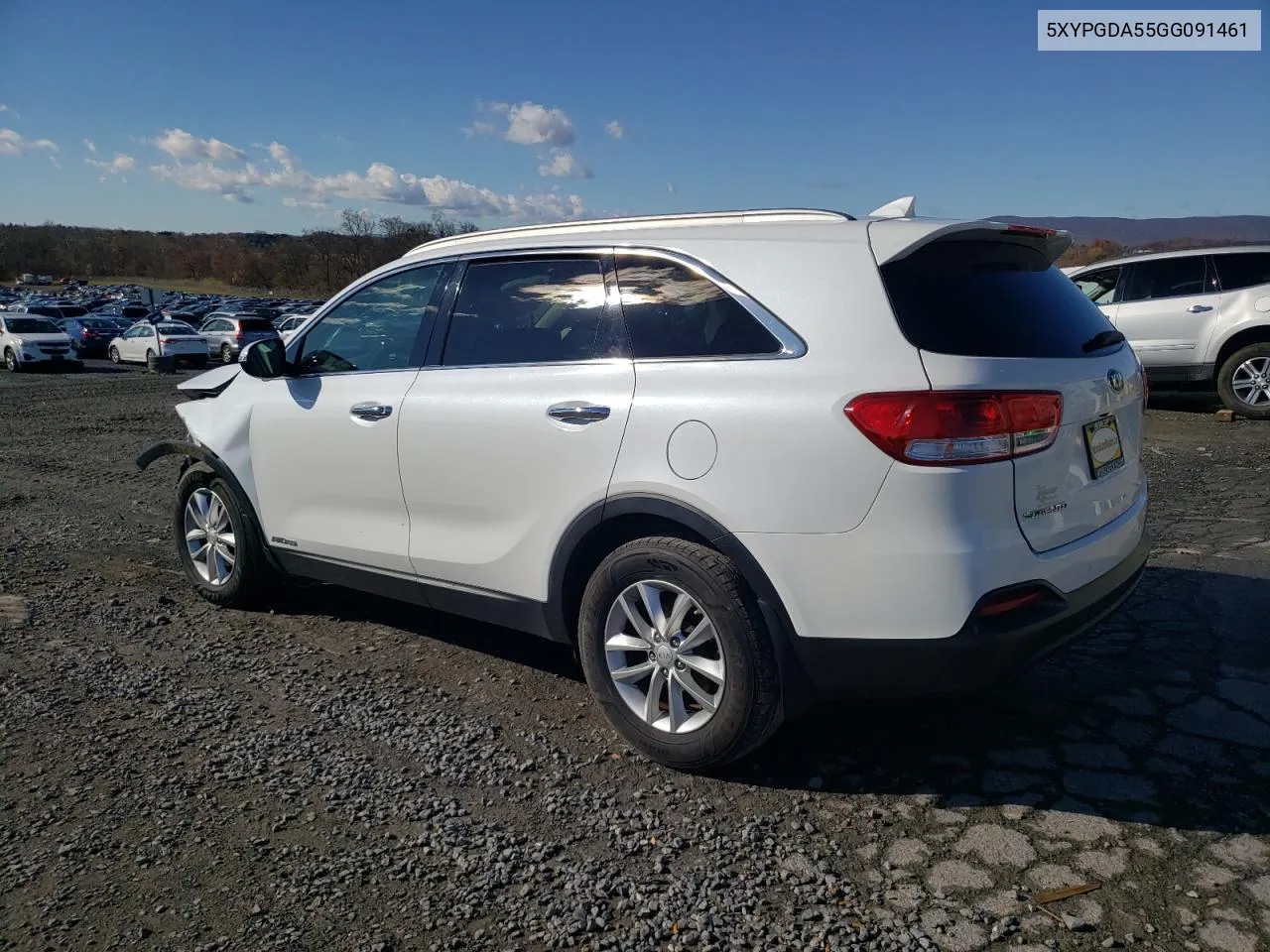 2016 Kia Sorento Lx VIN: 5XYPGDA55GG091461 Lot: 79855254