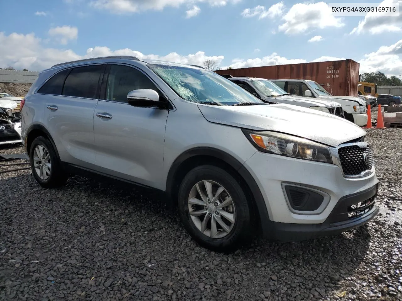 2016 Kia Sorento Lx VIN: 5XYPG4A3XGG169716 Lot: 79867034