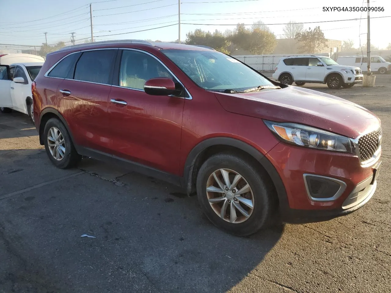 2016 Kia Sorento Lx VIN: 5XYPG4A35GG099056 Lot: 79943154