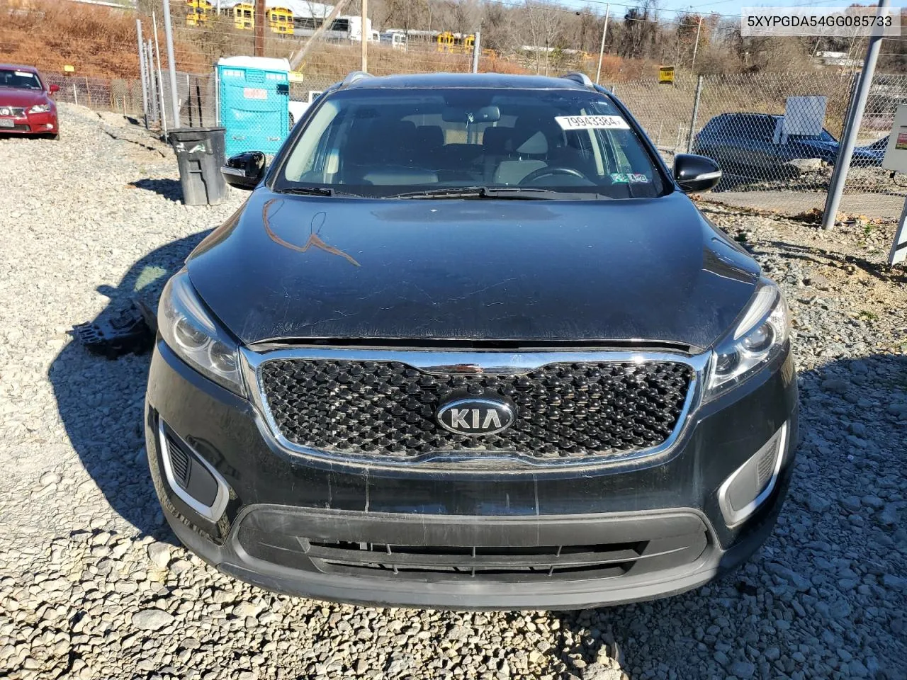 2016 Kia Sorento Lx VIN: 5XYPGDA54GG085733 Lot: 79943384