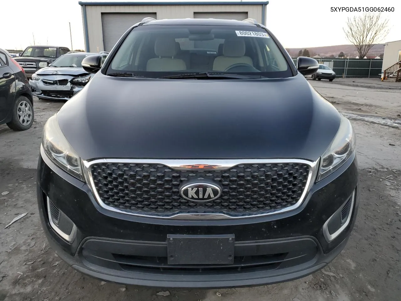 2016 Kia Sorento Lx VIN: 5XYPGDA51GG062460 Lot: 80021803