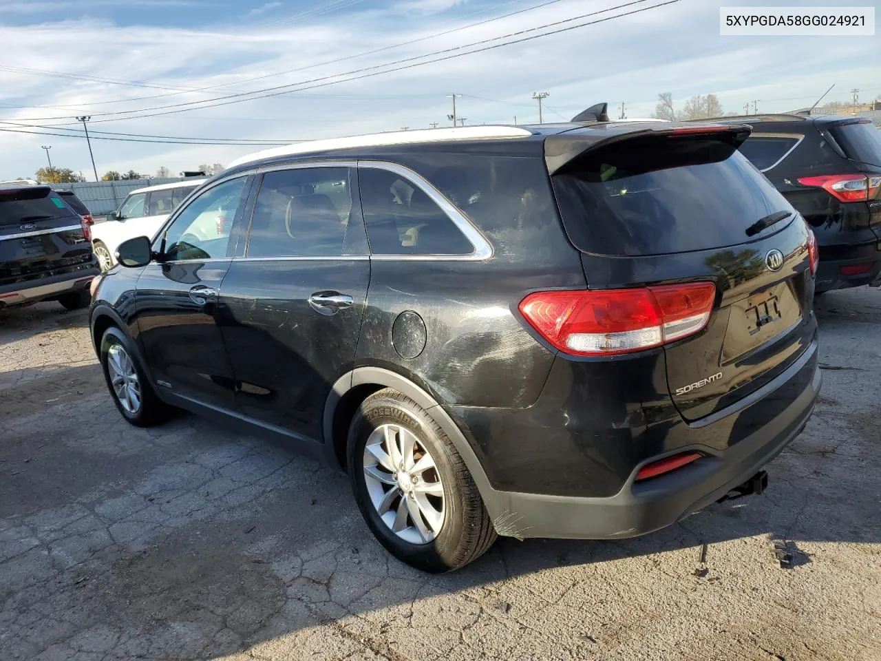 2016 Kia Sorento Lx VIN: 5XYPGDA58GG024921 Lot: 80093884