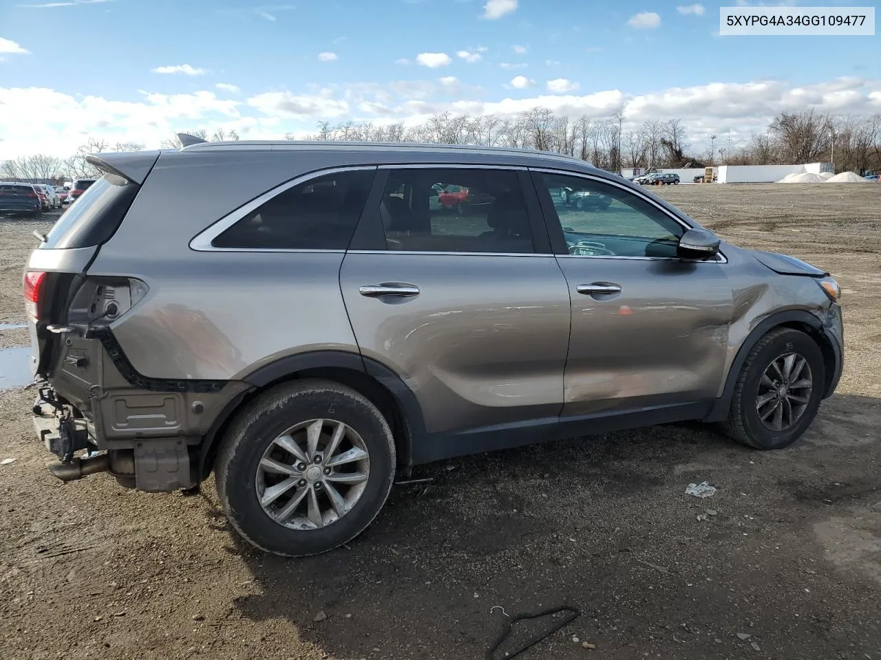 2016 Kia Sorento Lx VIN: 5XYPG4A34GG109477 Lot: 80401643