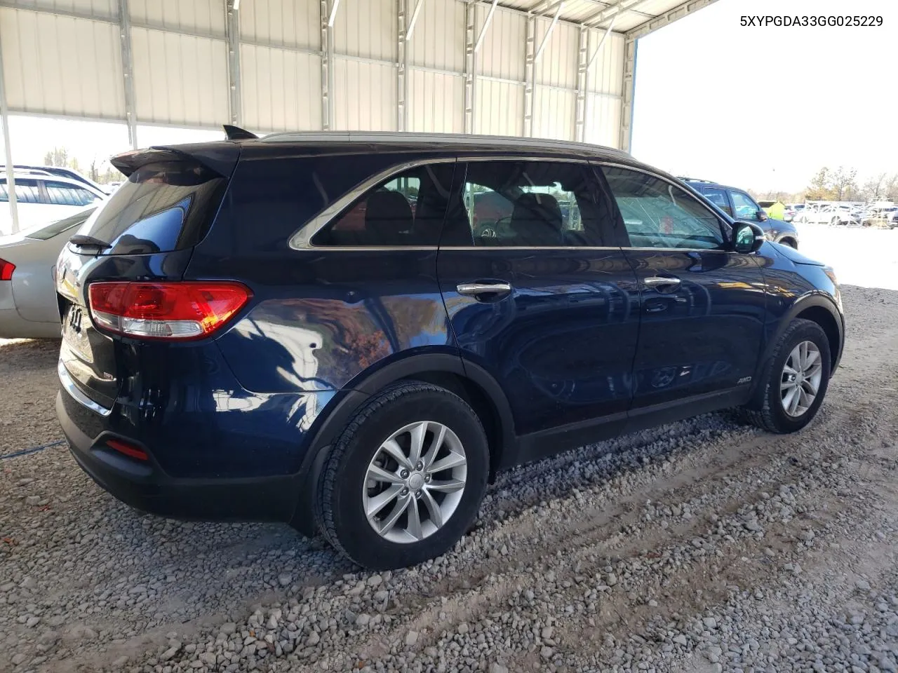 2016 Kia Sorento Lx VIN: 5XYPGDA33GG025229 Lot: 80692904