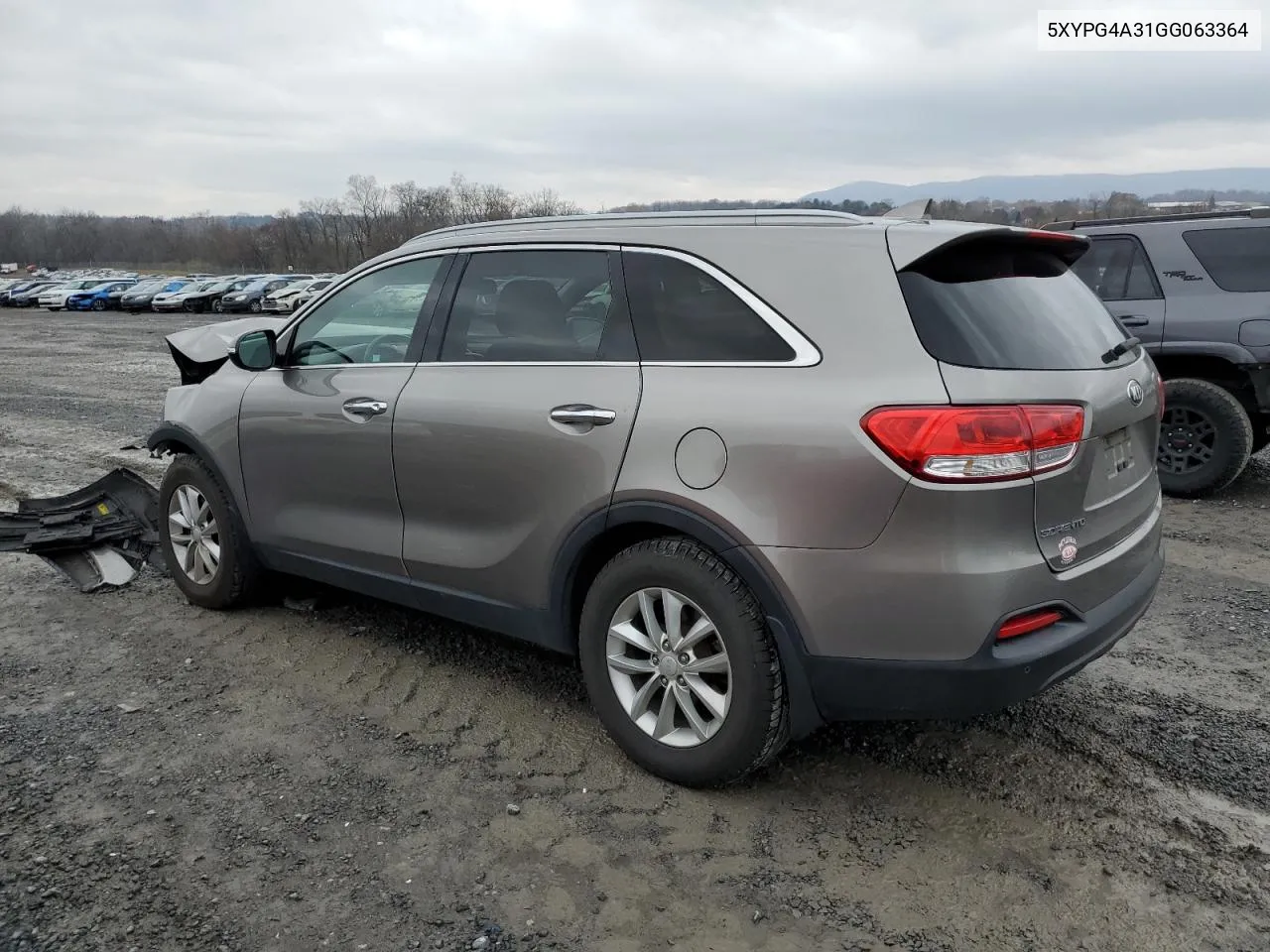 2016 Kia Sorento Lx VIN: 5XYPG4A31GG063364 Lot: 80950524