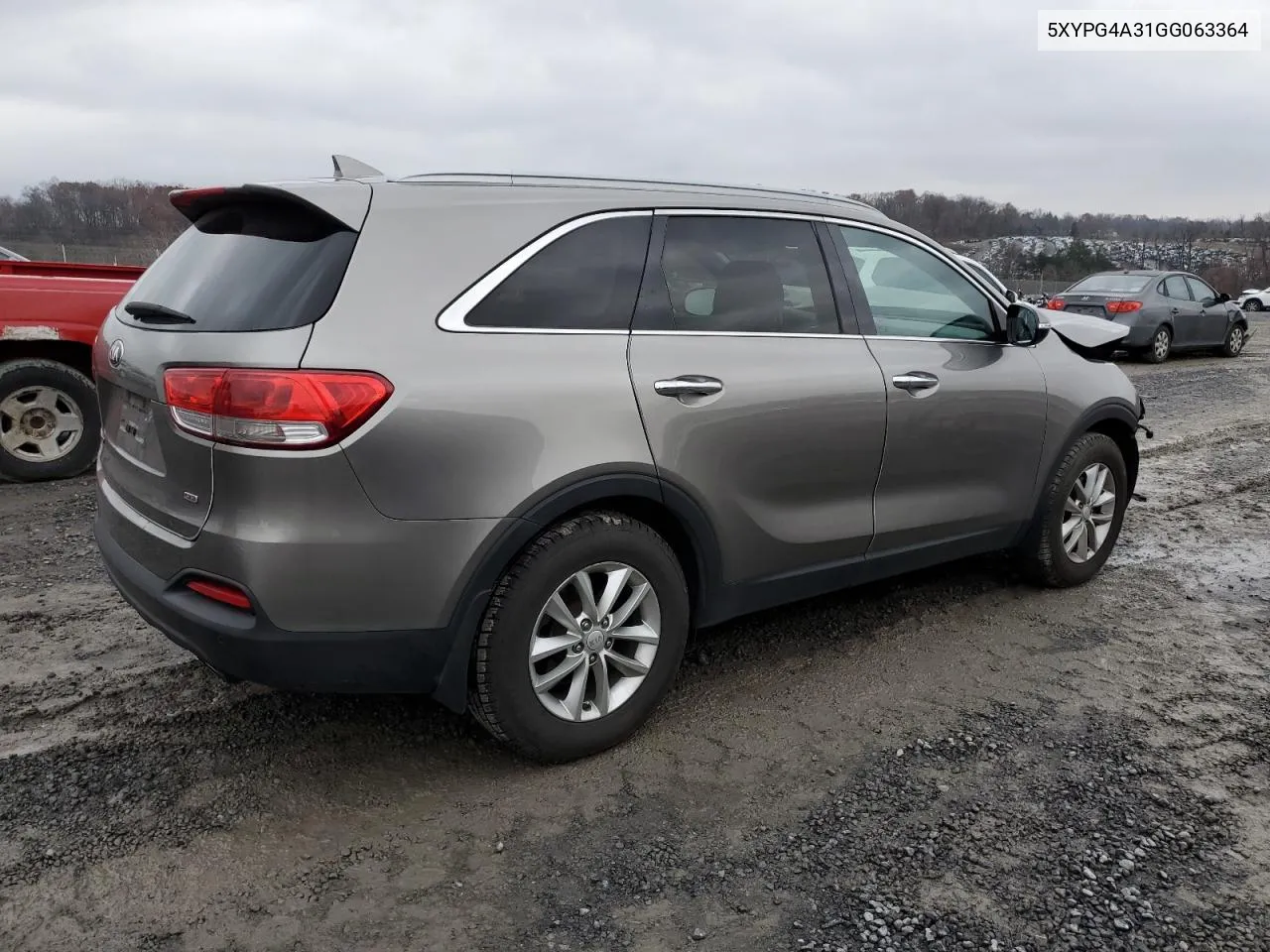 2016 Kia Sorento Lx VIN: 5XYPG4A31GG063364 Lot: 80950524