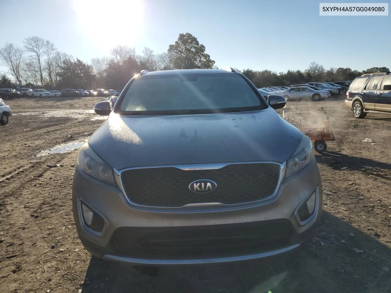 2016 Kia Sorento Ex VIN: 5XYPH4A57GG049080 Lot: 81243674