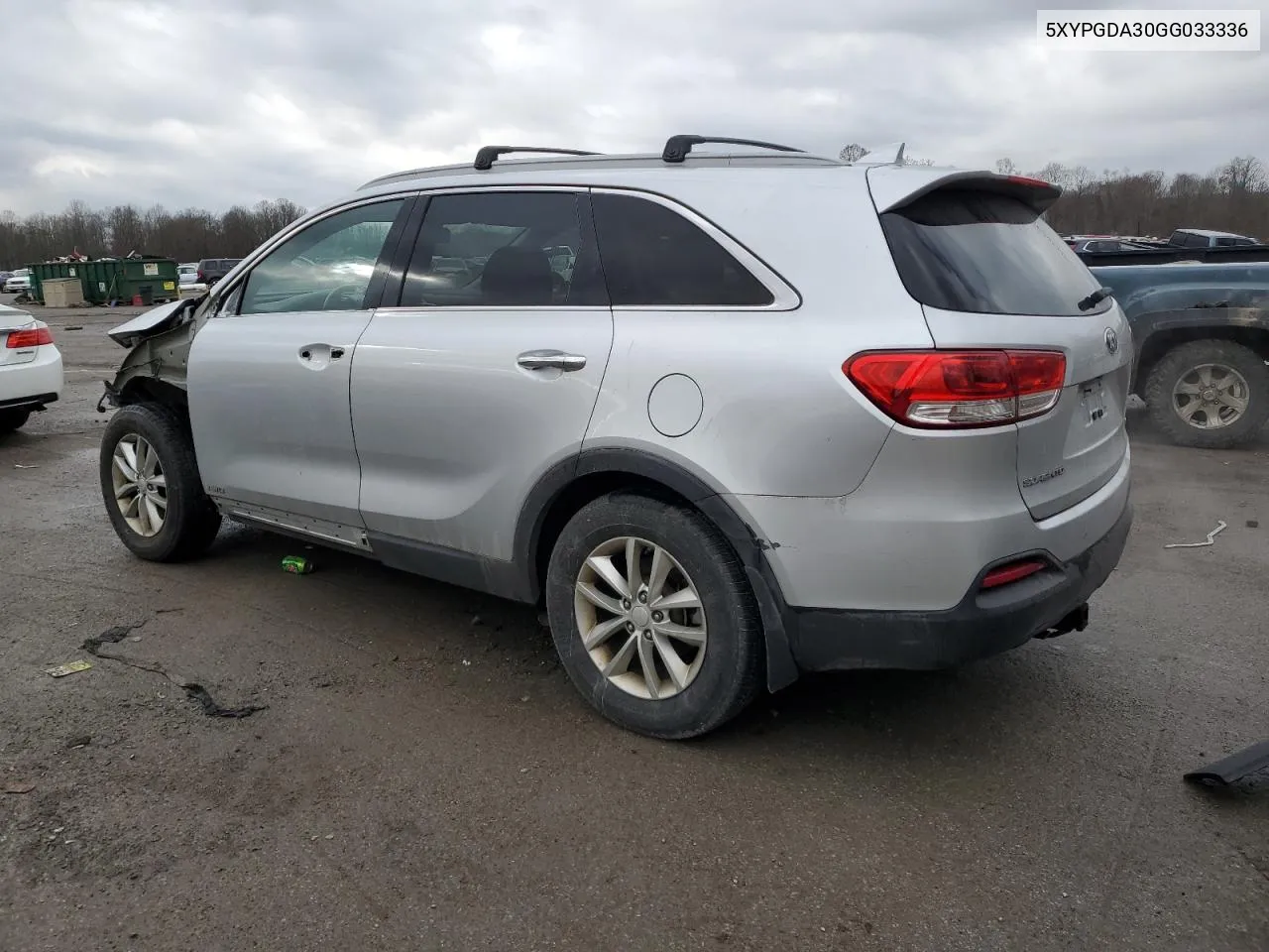 2016 Kia Sorento Lx VIN: 5XYPGDA30GG033336 Lot: 81318464