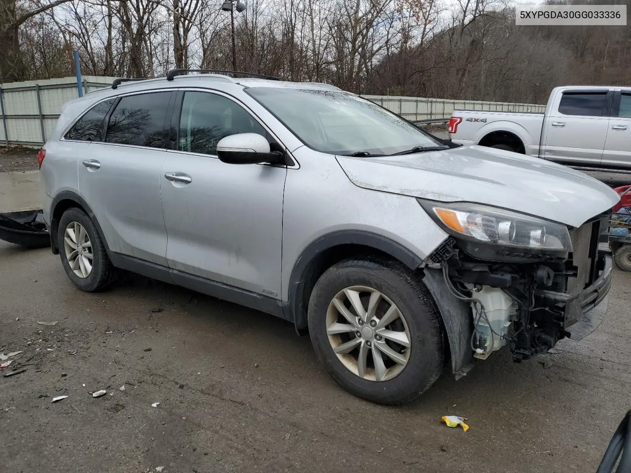 2016 Kia Sorento Lx VIN: 5XYPGDA30GG033336 Lot: 81318464