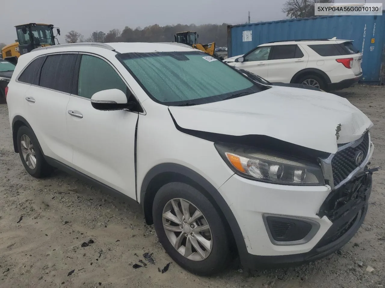 2016 Kia Sorento Lx VIN: 5XYPG4A56GG010130 Lot: 81634764